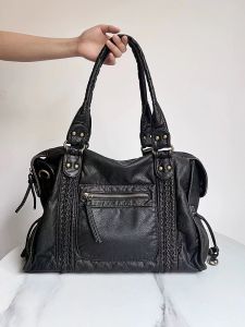 AE Túi tote đơn giản dung tích lớn tiện dụng bán chạy dành cho nữ túi xách đi làm có thể giặt được túi đeo vai và đeo chéo thời trang.