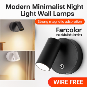 Wireless Wall Lamp Bedroom Rechargeable Wall Sconce Indoor Lighting Room Decors For Bedroom Bedside Nordic Design Wall Light