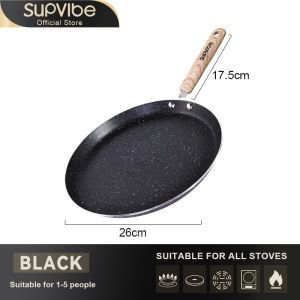 SUPVIBE 26CM Non-Stick Pan Pancake Skillet Frying Pan PFOA-Free Eco-Friendly Suitable for All Stoves Ready Stock