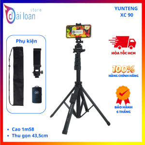 Gậy Selfie Gọn Nhẹ Đa Năng Yunteng XC 90 với Remote Điều Khiển - Bảo Hành 6 Tháng
