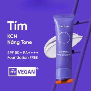 Kem Chống Nắng Beplain Sunmuse SPF 50+ PA++++ Kiềm Dầu Nâng Tông Chống Nước Hàn Quốc 50ml