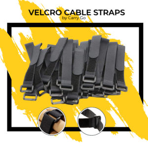 Nylon Cable Ties Velcro Straps Self-adhesive Cable Management Home Cable Organization Adjustable Vel