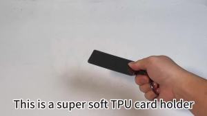 2-Pack for Tesla Key Card Holder TPU Case Accessories with Keychain
