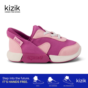 Kizik Squeeze It Festival Fuchsia Shoes for Toddler