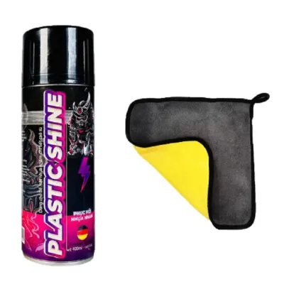 Dưỡng nhám Sprayking Plastic Shine mẫu mới 400ml