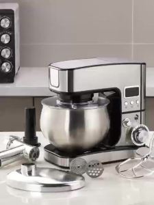 Kitchen Blender Food Mixer Kitchen Stand Mixer For Baking Kitchen Food Blender Multifunction Stand Mixer Inligent Timing Fully Automatic and Desktop 和面机