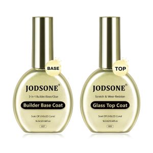 Sơn gel JODSONE - 165ml màu trong suốt tạo lớp phủ bóng như thủy tinh không cần lau lại độ bền cao chống trầy xước và có độ bóng cao giúp móng tay bền lâu cần dùng đèn UV để làm khô.