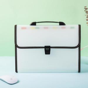 A4 Portable Accordion Expanding File Folder 12 Pockets A4 Paper Storage Document Organizer Portfolio Holder Large Capacity Bag Spring School Supplies