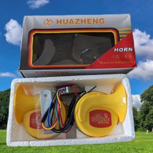 Còi Ngân Ô TÔ Xe Máy Kiểu Ốc Sên 8 Tiếng 12v-24v Loại Tốt: Âm Thanh Sắc Nét Độ Bền Vượt Trội