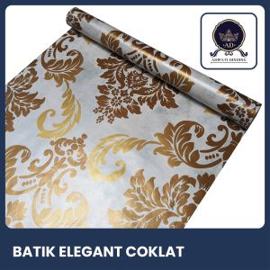 Adipatidinding - Wallpaper Dinding Motif Batik Elegant Coklat Ukuran 45 Cm x 10 Meter Wallpaper Stiker Dinding Motif Batik Elegant Coklat Wallstiker Motif Batik Elegant Coklat Dekorasi Dinding Dekorasi Rumah Dekorasi Ruang Tamu Dekorasi Kamar Tidur