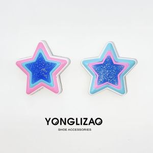 Bộ Phụ Kiện Khóa Giày cross jibbitz DIY Hình Hoa Hoạt Hình Dễ Thương chamr dép crocs