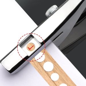 SUNNY BAR Spring-Loaded Carpentry Single Hole Puncher Edge Band Manual Punching Tool Adjustable Position Hole Card Woodworking Punching Pliers For Wooden
