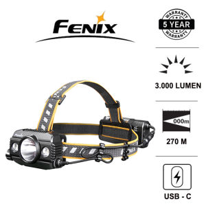 Đèn pin đội đầu FENIX HP30R V2.0 sáng 3000 lumens chiếu xa 270m pin 21700 5000 mAh sạc USB-C kiêm powerbank Đèn pin SHADOW