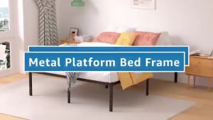 NipaHaven Minimalist Iron Bed Frame For Single/Double/Queen High Load Bearing Bed Furniture Sturdy