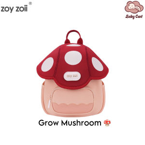 Zoyzoii B50 Mushroom series schoolbag kindergarten girl boy traction rope backpack travel bag backpack travel bag