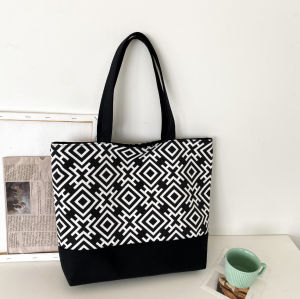 Casual Top Handle Bag with Zipper | 2 Designs