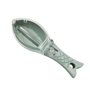 SG  Fish Scales Remover With Cover Manual scale scraper Scrape Fish Scale Scraping Kitchen Tool
