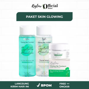 Reglow Skincare Dr Shindy Original Paket Glowing Penghilang Jerawat Beruntusan dan Bekas Jerawat