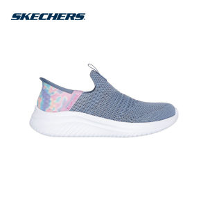 Skechers สเก็ตเชอร์ส รองเท้าลำลองเด็กผู้หญิง Girls Slip-ins Sport Ultra Flex 3.0 Colory Wild Casual Shoes - 303801L-CCMT