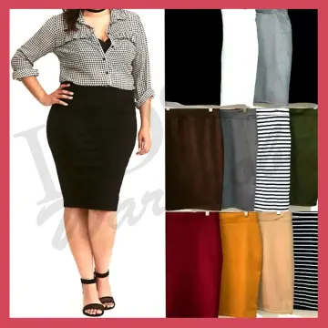 Buy Khaki Skirt Plus Size online Lazada .ph