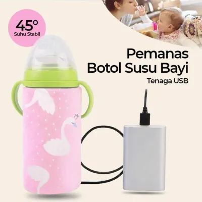 Pemanas Botol Susu Bayi Portable Baby Bottle Warmer USB MAANGE