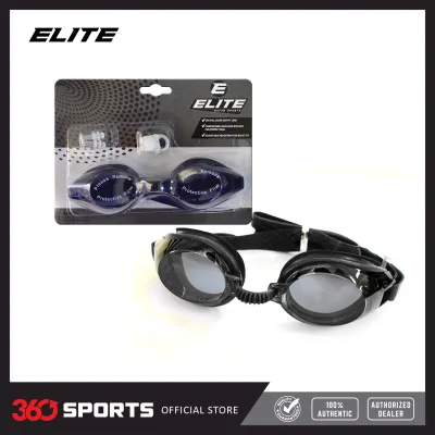 Elite Swimming Goggles with FREE Nose clip and Ear Plugs