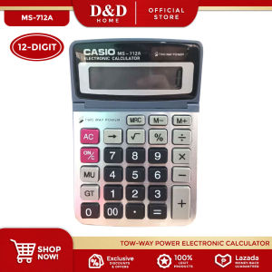 D&D Home | MS-712A 12-Digit Electronic Calculator BIG Display Two-Way Power