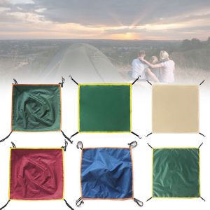 PLLEWY Lightweight Fly/Durable Hammock Cover 2 Person Waterproof Rainproof Tent Cover 3 Colors Automatic Tent Tarp Cover