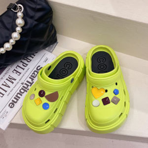 QLshop มาใหม่ ✨ รองเท้าแตะผู้หญิง รองเท้าแตะหัวโตตัวดัง มาใหม่พร้อมส่งรองเท้าหัวโตพื้นหนา นิ่ม วัสดุยาง PVC อย่างดี พื้นหนา 3 ซม. จุกๆ 3 สีสวยๆให้เลือกซื้อ รีบเลยจ้า 👍