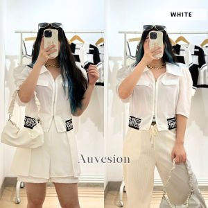 6153 Rolla Zipper Crop Top Atasan Wanita