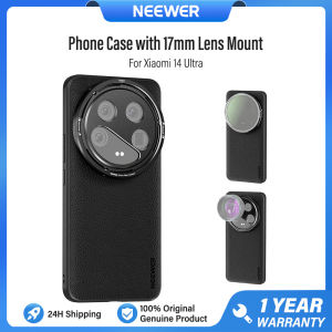 NEEWER PA051 Black Case for Xiaomi 14 Ultra with 17mm Lens Mounts & 67mm Filter Adapter