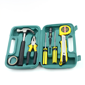 Portable Tool Box With Hammer Pliers Screwdrivers Designed For Easy Storage And Daily Use
