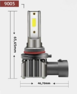 2 Chiếc Mới 4 Mặt H4 H7 Đèn Pha LED Ô Tô H8 H11 9005 HB3 9006 HB4 H13 Bộ Bóng Đèn Tự Động