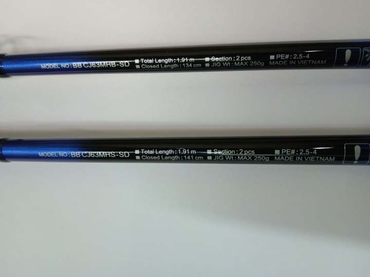 JIGAHOLIC 2020 DAIWA BLUE BACKER CJ Fast Jigging Rods PE 2.5-4.0 ...