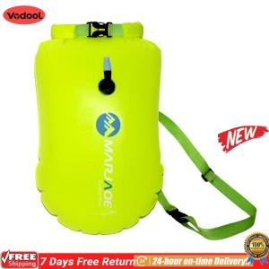 [VODF] 20L Life Buoy Storage Bag PVC Inflatable Drifting Rafting Bag with Belt 12KG Buoyancy Lightweight for Water Sports