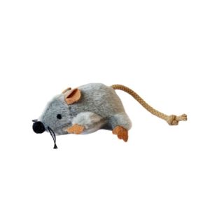 INNEWIN Stuffed Mouse Interactive Cat Toys Kitten Toy Compact Design Cat Plush Mouse Toy Pet Toy Pet Compact Play Game Indoor Cat