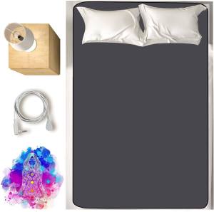 Earthing Mat 2MM Thickness EMF Grounding Mat Radiation Protection Pad for Better Sleep