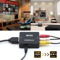 [HDMI to AV] Bộ chuyển đổi Video HDMI sang AV 1080p Công cụ chuyển đổi tổng hợp Tương thích HDMI với RCA CVSB L / R. 