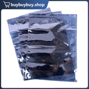 100Pcs Resealable ESD Anti-Static Shielding Bag Anti Static Pack Bag Ziplock Bags For Motherboard