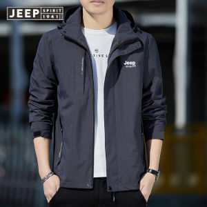 Jeep tinh thần nam 2023 mùa xuân mới thể thao ngoài trời ấm áp Áo khoác gió giản dị áo khoác nam Xu hướng