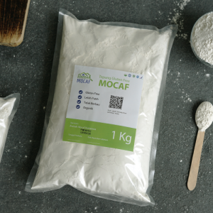 Tepung Mocaf Bebas Gluten 1 kg Mocafine BPOM - Halal MUI - HACCP - ISO 9001