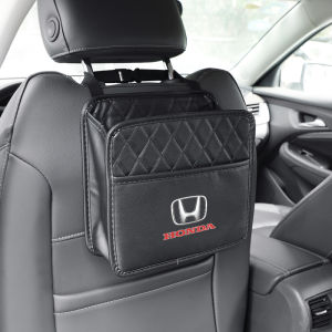 【COD+IN STOCK+Fast Delivery】Car Organizer Storage Bag for Honda Car Rear Seat Storage Bag  Can Hanging Car Trash Bag Car Organizer Back Seat Back Seat Organizer Black Car Seat Storage Bag Car Interior decoration Car Accessories Inside