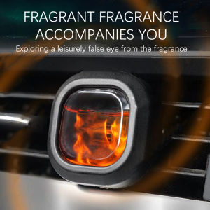 438178 ZXC Long-Lasting Car Air Freshener Vent Clip Essential Oil Scented Odor Eliminator 0.14oz Alcohol-Free Fragrance For Fresh Car Smell