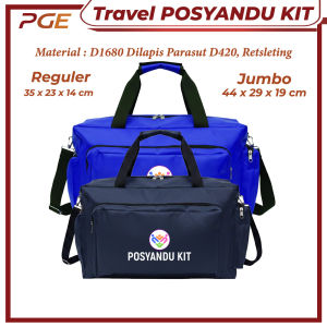 Posyandu Kit Jumbo Travel Medical Kit Bag Tas Perlengkapan Medis Emergency Kit P3K SAR First Aid Tas