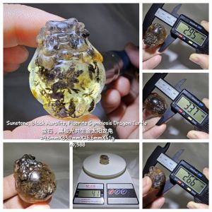 Sunstone Dendritic Fluorite Symbiosis Dragon Turtle / Sunstone Black Auralite Fluorite Symbiosis Dragon Turtle/Sunstone Fluorite Symbiosis Dragon Turtle/萤石，软锰矿共生金太阳龙龟/萤石，黑极光共生金太阳龙龟/萤石共生金太阳龙龟