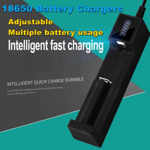 4 Slots 18650 Batteries Lithium Ion Battery Charger Portable Travel USB Charger DC 4.2V Output