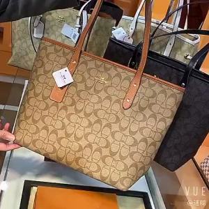 Boutique Leather Shoulder Bag Printed Large Capacity Shopping Bag Versatile Tote Bag B0165