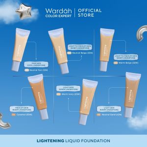 WARDAH Lightening Liquid Foundation SPF30 Long Lasting BPOM