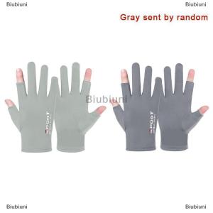 [COD] Biubiuni Mùa hè găng tay người đàn ông băng lụa mặt trời proction lái xe găng tay Găng tay câu cá thoáng khí đi xe đạp đi bộ đường dài găng tay
