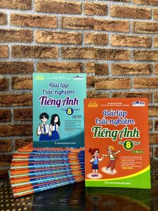 sách - COMBO 2C GLOBAL SUCCESS - Bài tập trắc nghiệm tiếng anh lớp 8 Tập 1 và 2 (có đáp án)